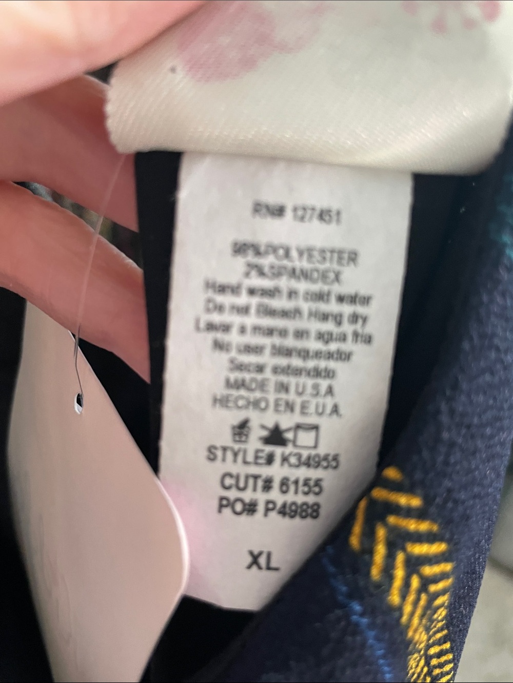Navy Striped Tie-Front Sundress - Brand: - Picture 2 of 5